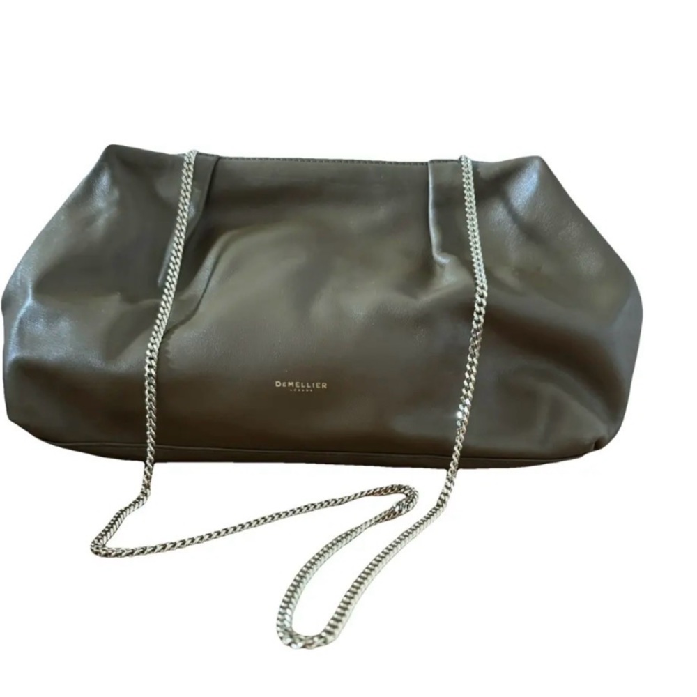 DeMellier florence soft leather pouch clutch bag